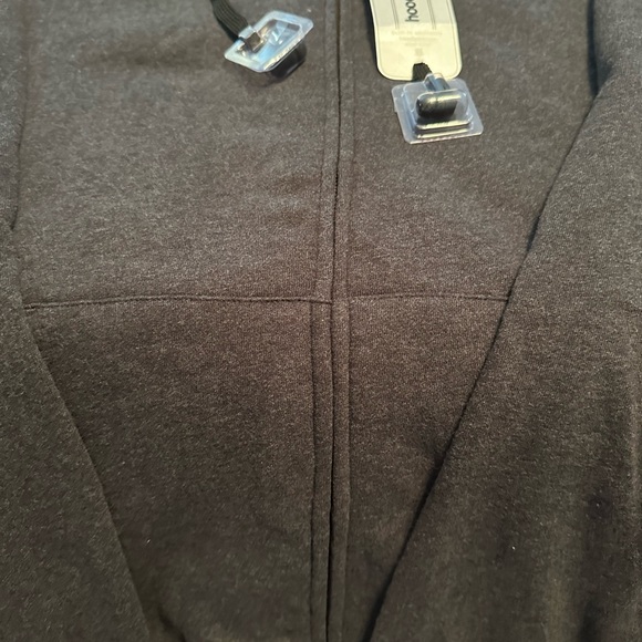 Hoodiebuddie Charcoal Zip-Up Hoodie with Earbuds - Picture 8 of 9